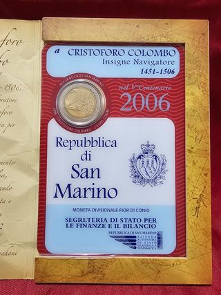 CRISTOBAL COLÓN MONEDA 2€