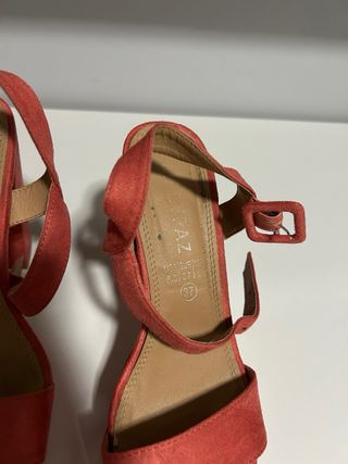 Tacones Coral Talla 37