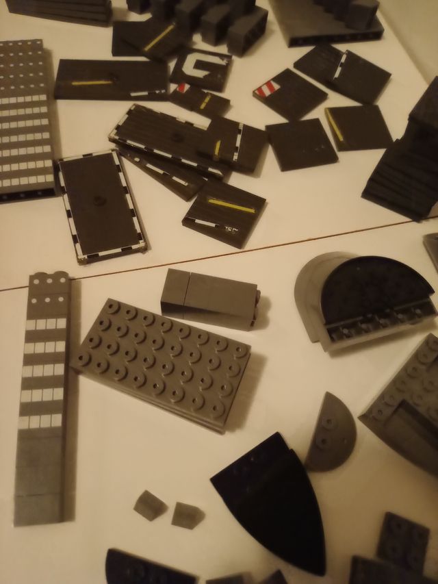 Tente lote de piezas gris naval