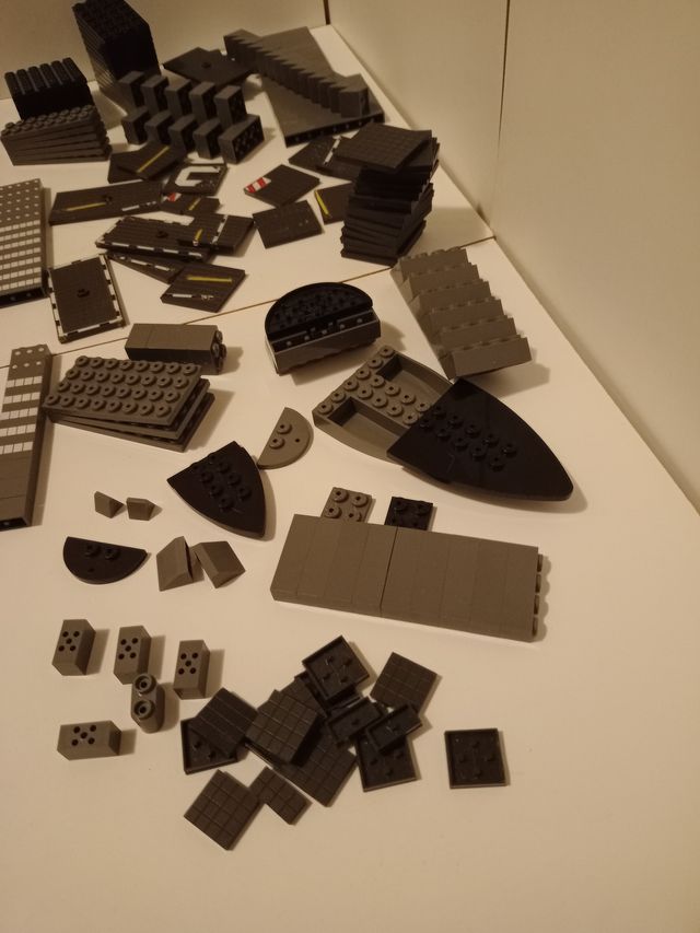 Tente lote de piezas gris naval