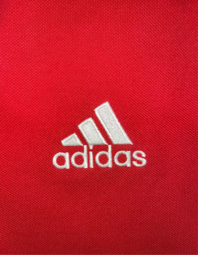 Polo Adidas Rojo Talla M 