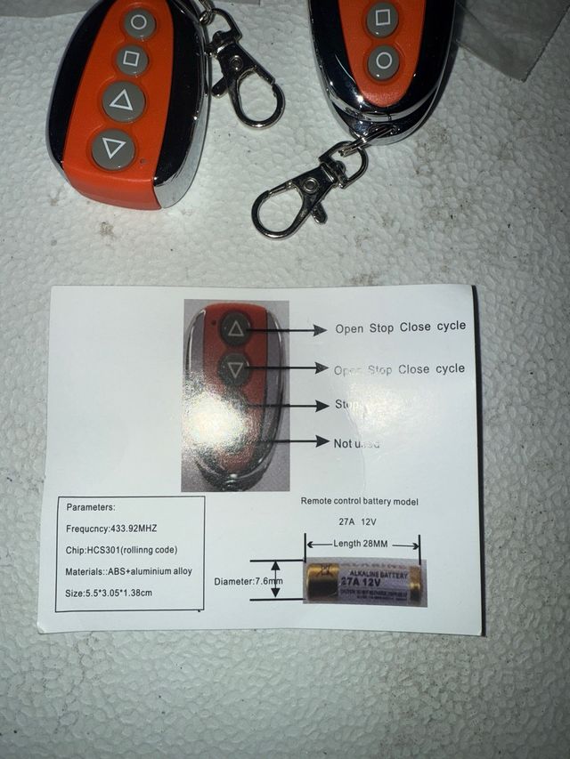 Control Remoto Automático para Puerta Corrediza