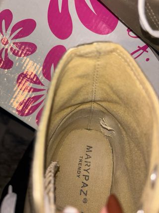 Zapatillas Botín Doradas