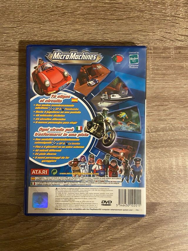 Juego Micro Machines PS2 Atari