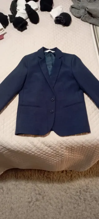 Americana H&M niño azul marino Talla 8-9 años