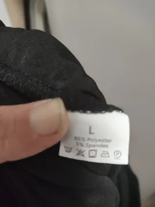 Mono de tirante único negro talla única