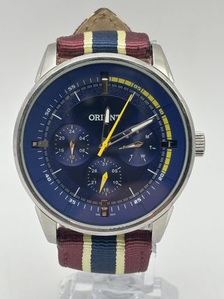 RELOJ ORIENT Mbssm079 D1SX ESFERA AZUL Y AMARILLA