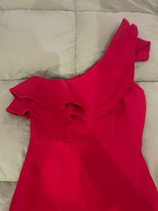 Vestido fiesta rojo talla S