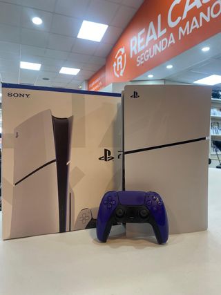CONSOLA SONY PS5 SLIM DISCO + MANDO Y CAJA COMPLETA
