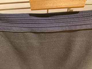 Falda tubo larga azul