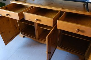 Mueble comedor madera para platos