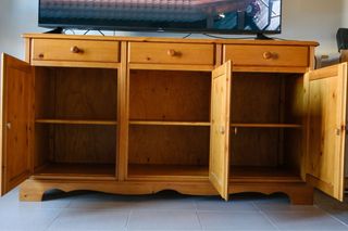 Mueble comedor madera para platos