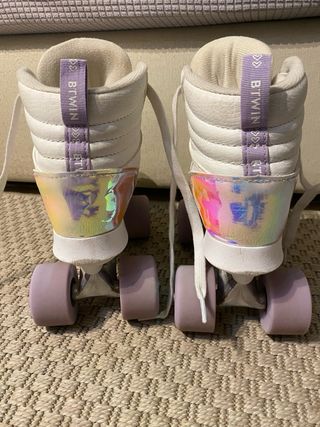 Patines infantiles Oxelo blancos talla 35