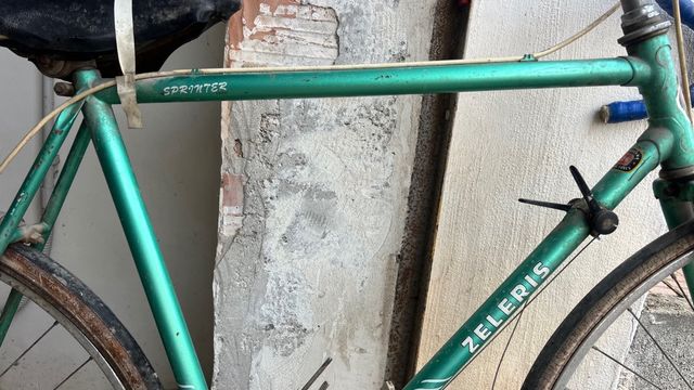 Bicicleta de carretera Zeleris verde