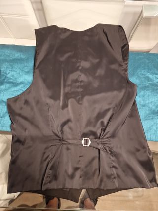 Chaleco vestir hombre negro