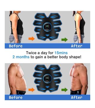 Electroestimulador Muscular Abdomen Brazos piernas