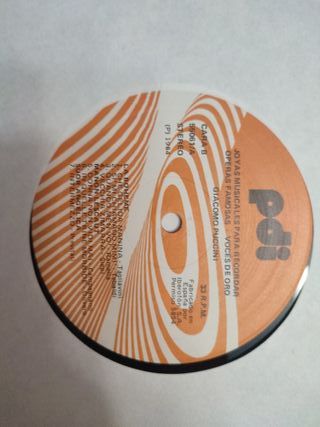 LP Operas Famosas Voces de Oro