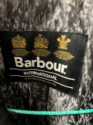 Chaqueta Barbour Mujer Negra