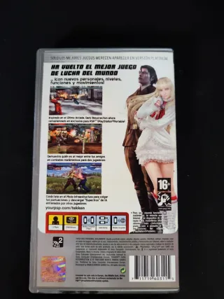 Tekken Dark Resurrection PSP Pal Esp