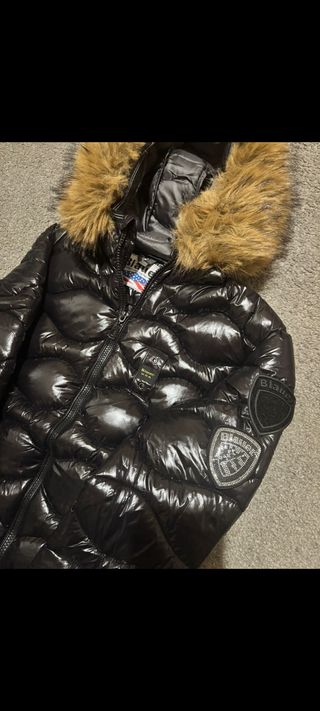Giacca Blauer donna nera con cappuccio