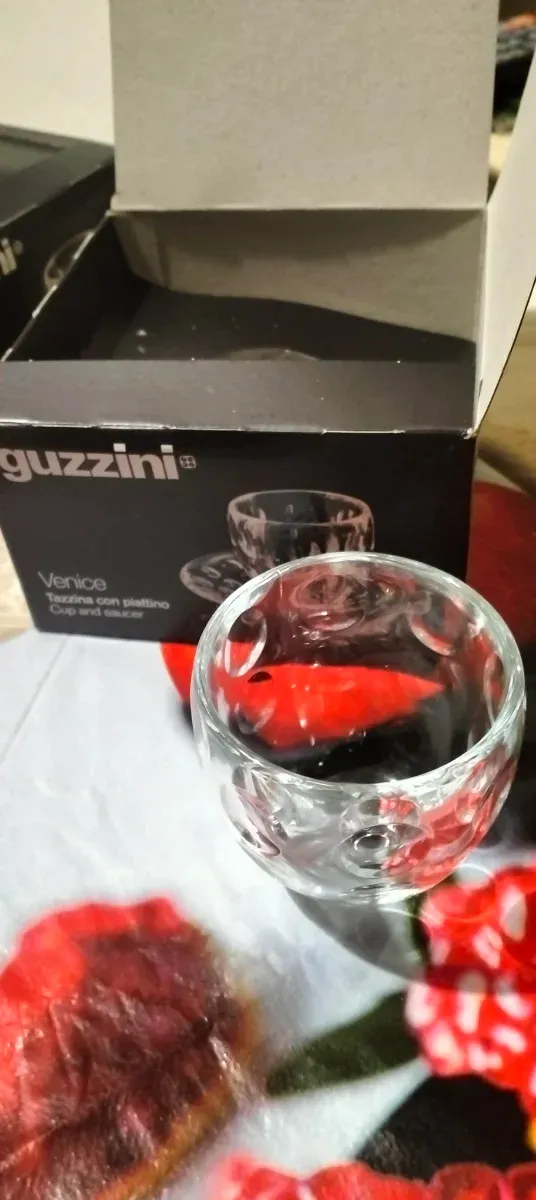 Coppia tazzine e piattini Guzzini Venice