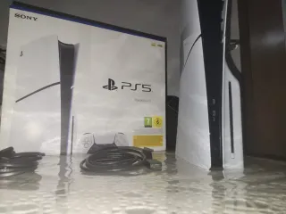 PlayStation 5 Slim Disco Blanca