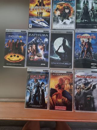 LA PSP con guetos y película