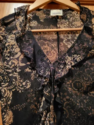 Blusa vintage transparente 