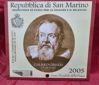 GALILEO GALILEI, MONEDA 2€
