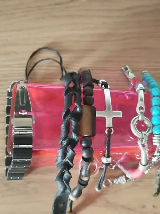 Lote de 9 Pulseras Variadas