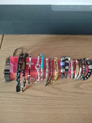 Lote de 9 Pulseras Variadas