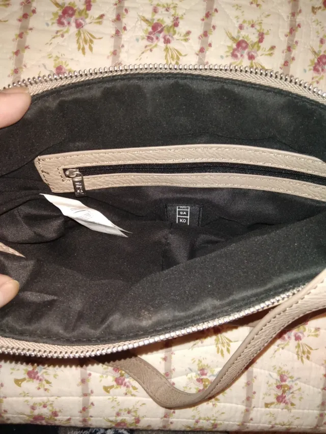 Bolso de hombro Misako beige