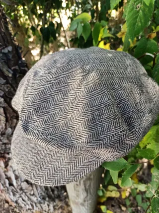 Gorra Irlandesa Tweed espiga marrón