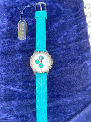 Reloj Racer Verde con Correa Turquesa