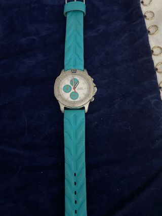 Reloj Racer Verde con Correa Turquesa