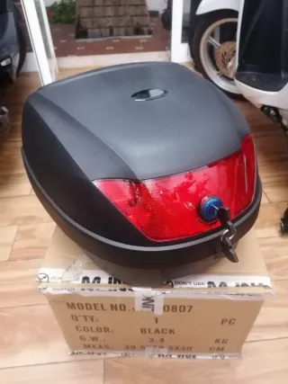 Baúl Moto Scooter Negro 30L
