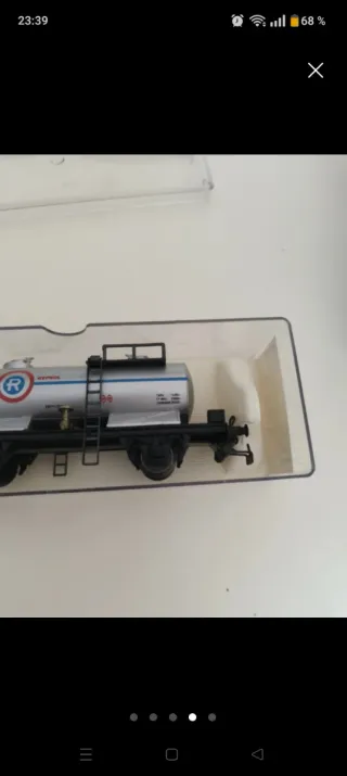 Maqueta tren Electrotren Repsol HO