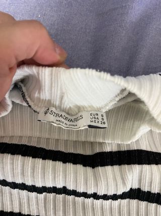 Camisa Stradivarius Rayas Talla S