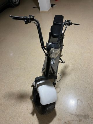 Patín Eléctrico Fat Scooter Blanco