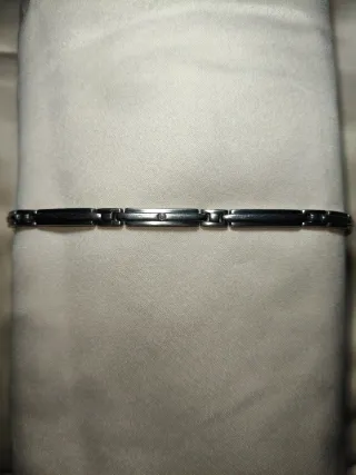 Bracciale uomo Morellato Argentato con punto luce