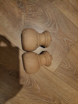 Patas de haya para muebles (bola)