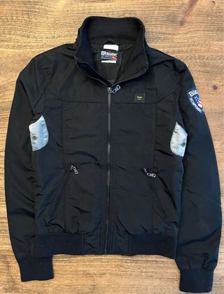 Chaqueta Blauer Bomber Negra Mujer