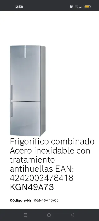 Bandeja y 2 bandejas hielo nevera Bosch.