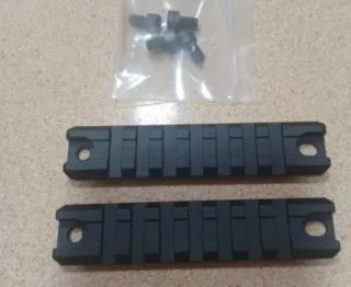 2 Raíles Picatinny Airsoft Negros