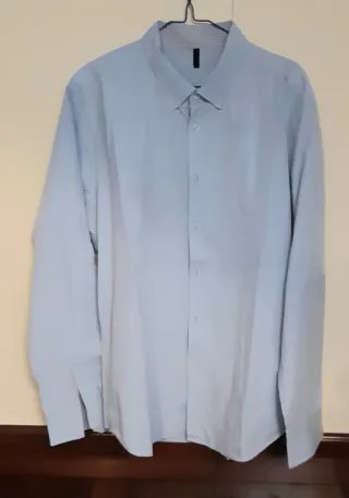 Camisa Benetton Azul Talla XXL. Casi nueva.