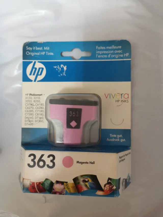 Cartucho Tinta HP 363 Magenta Hell