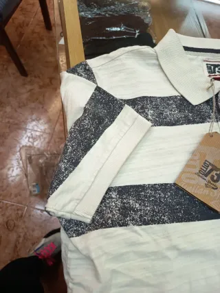 Camiseta Lotto Talla L Rayas