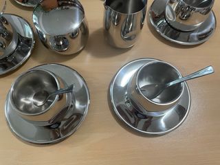 Set tazzine caffè AMC con zuccheriera e lattiera