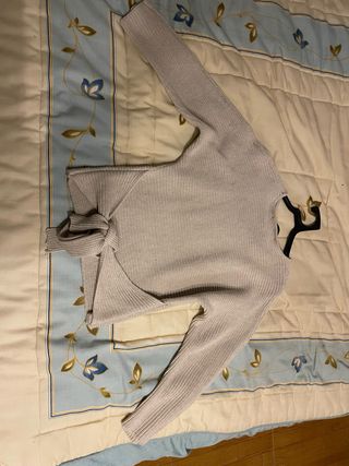 Jersey punto lazo beige 