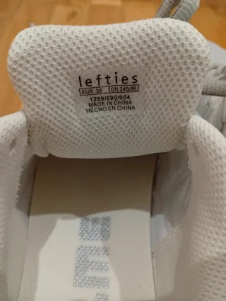 Zapatillas Kelme Mujer Talla 38 Gris/Blanco